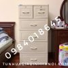 Tủ nhựa Duy Tân 5 tầng 6 ngăn Vân Gỗ Trắng