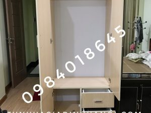 TỦ NHỰA 2 CÁNH ĐÀI LOAN MÀU GỖ