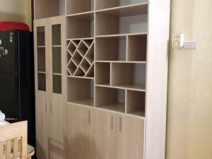 TỦ RƯỢU NHỰA MÀU VÂN GỖ - NHỰA ECOPLAST