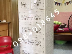TỦ NHỰA VIỆT NHẬT 5 NGĂN - BABY Gấu BEARCLUB