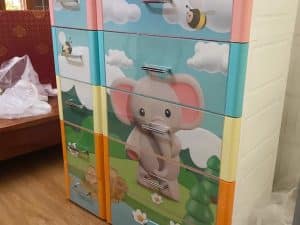 TỦ NHỰA SHINO DUY TÂN 5 TẦNG VOI XANH