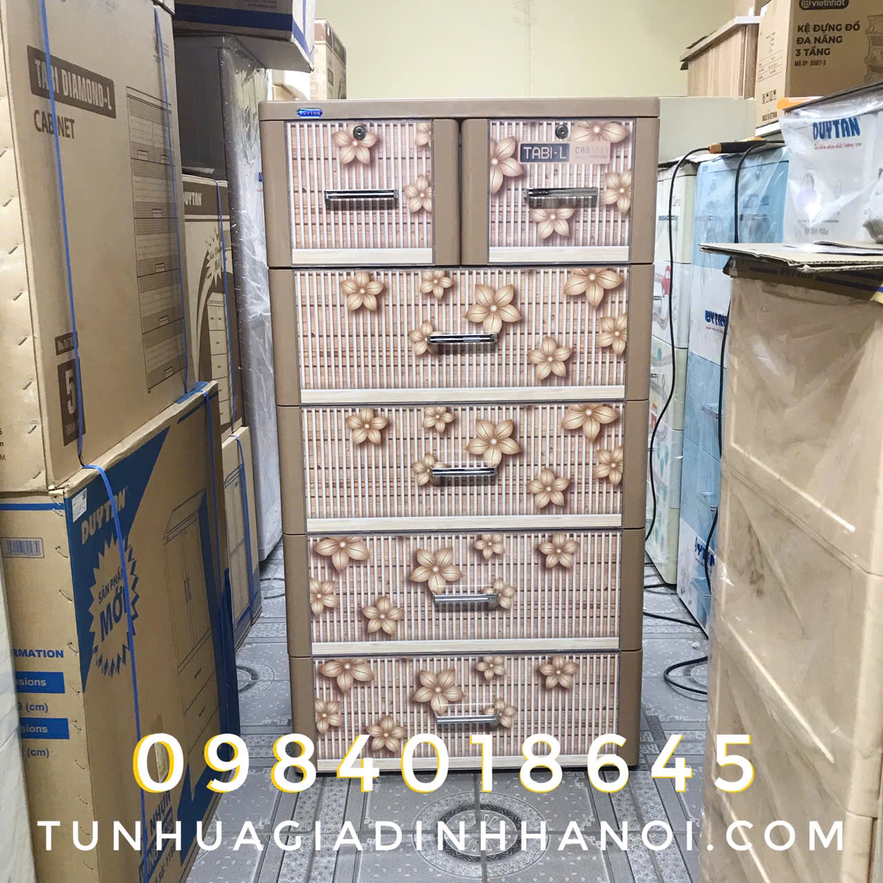 TỦ NHỰA DUY TÂN 5 NGĂN TABI L